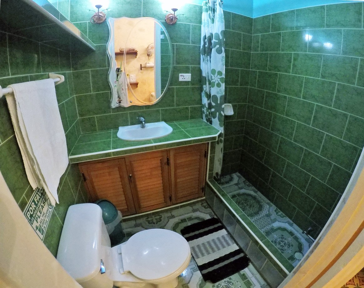 Bathroom of Room 2 in Casa la Caridad in Old Havana