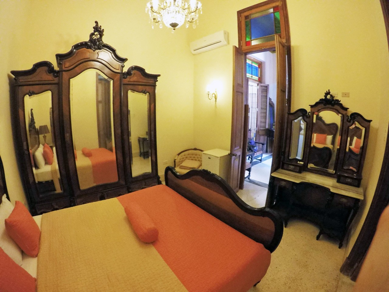 An image form inside Room 1 of Casa Natividad in Vedado, Havana